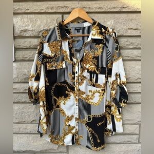 Torrid Madison Versace Like Top